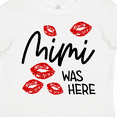 thumbnail image 4 of Inktastic Mimi Was Here Red Kisses Boys or Girls Toddler T-Shirt, 4 of 5