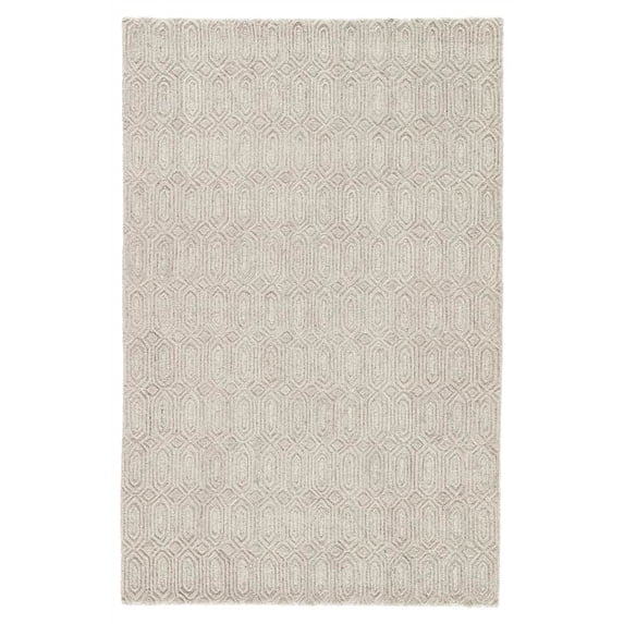 Modern Rug in Beige (13 ft. L x 9 ft. W)