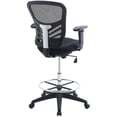 thumbnail image 4 of Modway Articulate Modern Mesh Fabric and Steel Drafting Chair in Black, 4 of 8
