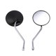 thumbnail image 1 of Pair 10mm Universal Motorcycle Mirrors Bike/Motorbike Rear View/Side, 1 of 5