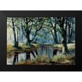 thumbnail image 2 of Withaar, Reint 14x11 Black Modern Framed Museum Art Print Titled - Tranquillity by the trees, 2 of 5