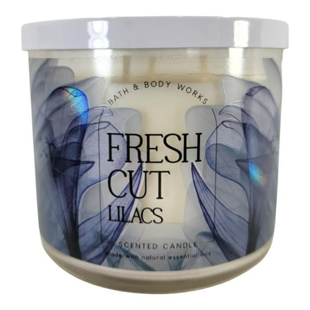 Bath and Body Works Fresh Cut Lilacs 3-Wick Scented Candle (14.5 oz / 411 g)