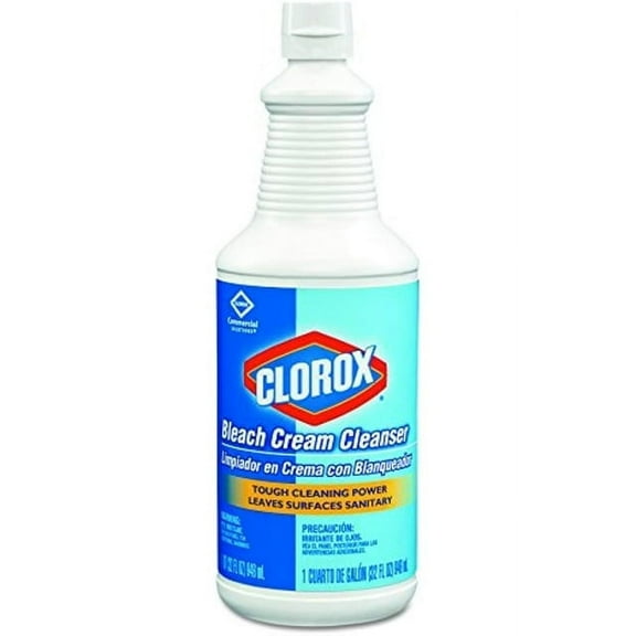 Clorox Clo 30613 Clo30613 Bleach Cream Cleanser, Fresh Scent, 32 Oz. Bottle (Pack Of 8)