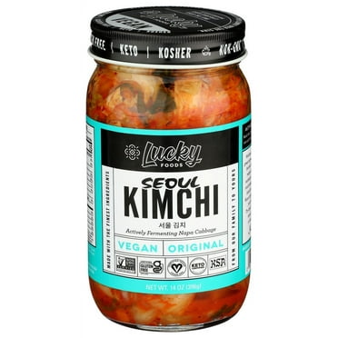 Lucky Seoul Vegan Kimchi, 14 oz Jar