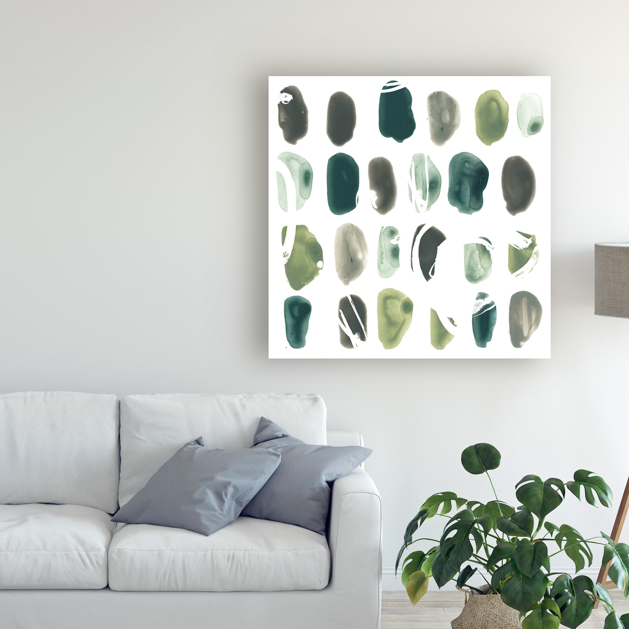 Trademark Fine Art 'Rune Stone I' Canvas Art by June Erica Vess