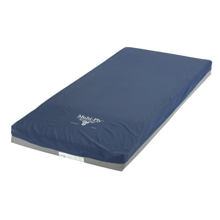 Multi-Ply Series Foam 3 Layer Pressure Redistribution Mattress, Elevated Perimeter, 76