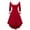 Red, variant on Patlollav Plus Size Womens Christmas Dress Color Matching Long Sleeve Evening Dress