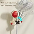 thumbnail image 4 of Suction Cup Shower Head Holder with Swivel Mount No Drill Adjustable Angle ABS for Easy Installation, 4 of 7