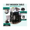 thumbnail image 3 of Eily Night Stand Bedside Table with Drawer Wooden Side Tables Bedroom Night Stands for Bedrooms Small Nightstand End Table Black, 3 of 6