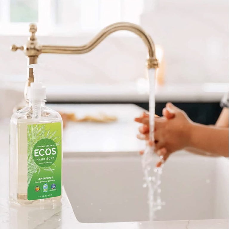 ECOS Plant-Based Daily Liquid Hand Soap Refill, Hypoallergenic