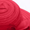 thumbnail image 5 of Risckoth Women's Organza Hat Wide Brim 3D Flower Detail Layered Design Formal Tea Party Wedding Cap, Wine, 5 of 8