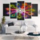 thumbnail image 2 of Impresión en pintura arte abstracto decoración de pared del hogar colgante sin marco 10 Sunnimix Pintura al óleo sin marco de la lona, 2 of 7