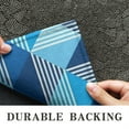 thumbnail image 6 of Blue Geometric Pattern Door Rugs,Washable Non Slip Door Mats Indoor,Decorative Door Mats,Entry Mat Indoor for Entrance,Bedroom,Kitchen,Bathroom,20"x32", 6 of 6