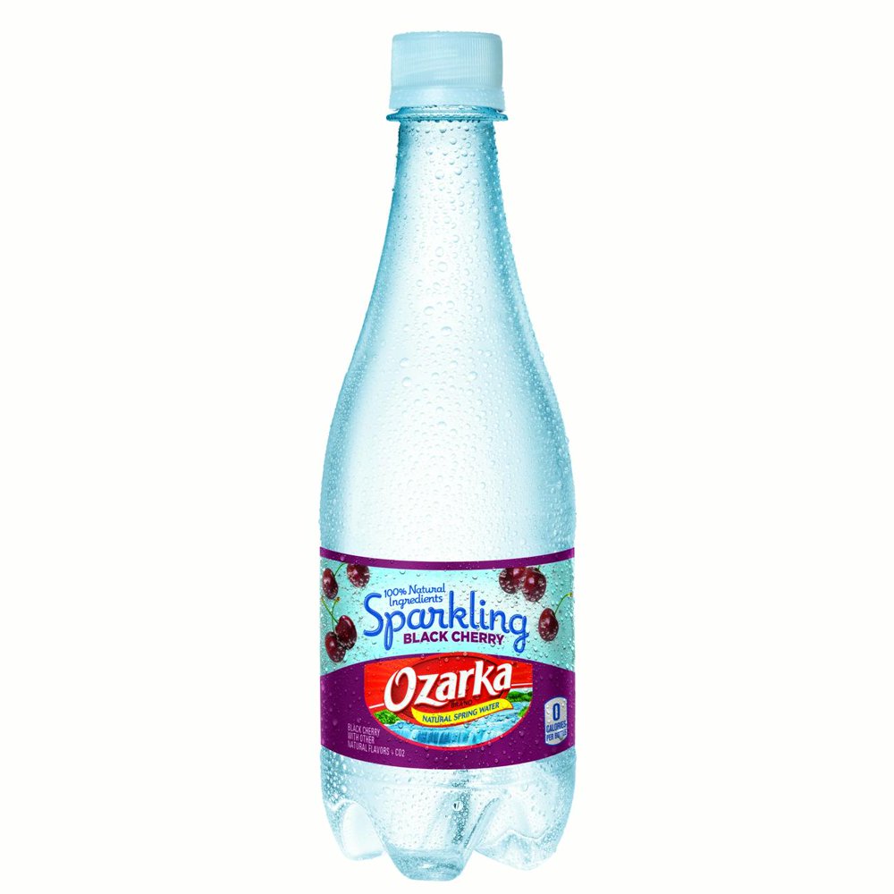 OZARKA SPARKLING Black Cherry Natural Spring Water 816.9 fl. oz