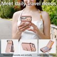 thumbnail image 4 of Allytechgroup iPhone SE 2022/2020/ iPhone 8 7 Wallet Case, Ring Holder Stand Cards Slots Shockproof Retro Flip Back Cover Phone Case for Apple iPhone SE 3rd 2nd Gen/ iPhone 8 7, Rosegold, 4 of 7