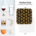 thumbnail image 7 of Bingfone Vintage Maple Leaves With Leopard Leather Drinks Coasters with Set of 6,Suitable for Home Kitchen,Coffee Cup Coasters Home Gift, 7 of 7
