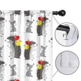 thumbnail image 4 of Blackout Kids Curtains,Hedgehog Apple Childrens Insulated Curtains Set Of 2,Bedroom Essentials,Toddler Room Decor 42"x84"(106x213cm), 4 of 4