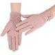 thumbnail image 3 of Guantes de conducción con protección solar para mujer (rosa), guantes finos transpirables para todos los dedos, elegantes guantes de protección solar con encaje, guantes de pantalla táctil, guantes pa, 3 of 5