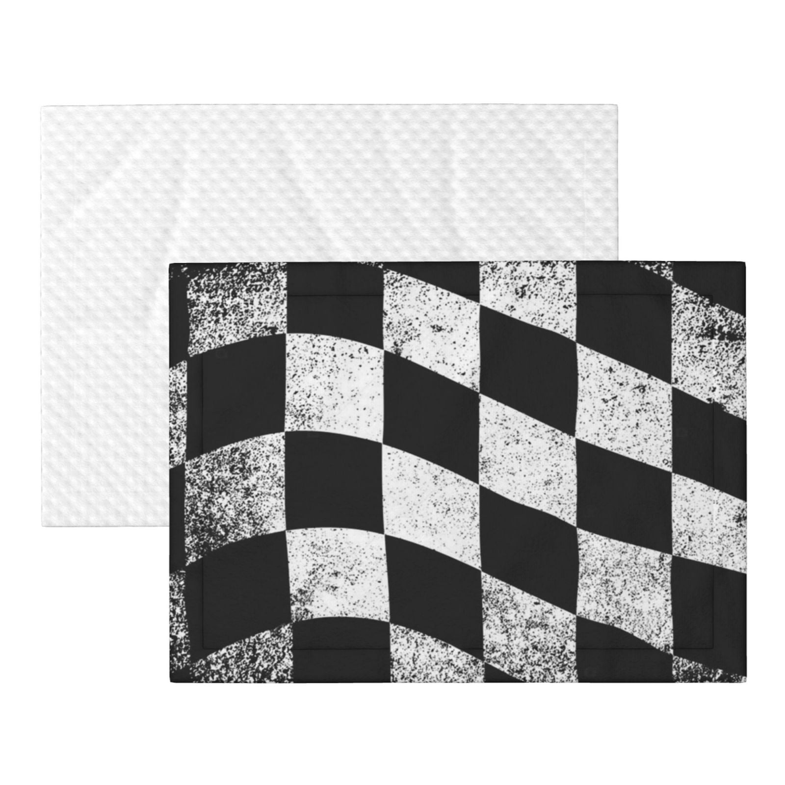 Checkered Flag Dog Blanket Soft Warm Flannel Cat Blanket Great Pet Throw for Cats Puppy Small Medium Large Dog