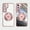 Pink, variant on for Samsung Galaxy S25 Plus Back Case with Lens Protector, Slim TPU Frame Rotating Ring Bracket Magnetic PC Clear Back Anti-Scratch Anti-fingerprint Phone Case for Samsung Galaxy S25 Plus, Blue