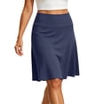 thumbnail image 7 of Squevariel Women's Casual Skirt Stretch Basic Skirt High Waist Relaxed Fit A-Line Solid Skirts, 7 of 7