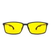 Gaming Eyewear Unisex Blue Light Blocking Glasses Clear Lens TR90 Frame (Black)