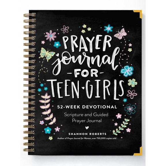 Pre-Owned Prayer Journal for Teen Girls: 52-Week Scripture, Devotional, & Guided Prayer Journal, 9781958803752, 1958803758, Paperback,
