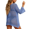 thumbnail image 4 of Crochet Cover Up for Women Mesh Hollow Out Bikini Cover Ups for Swimwear Summer Swimsuit 2026, 4 of 7
