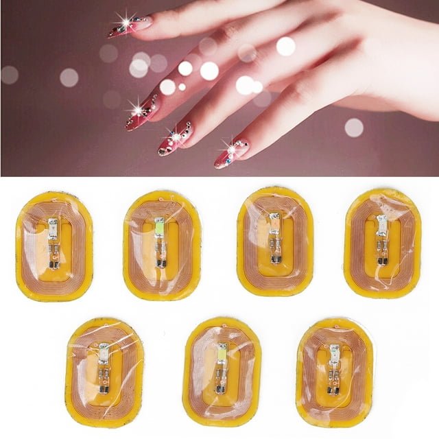 Pegatizas de Unas de iluminación NFC, Pegatina de Unas Nfc Auto Adhesivo Para Niñas Para Teléfono MÓVIL