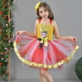 thumbnail image 2 of Sgkm Girls Dresses Size 6 Sequins Ruffle Dresses Popcorn Cosplay Themed Party Outfit Baby Girl Clothes, 2 of 9