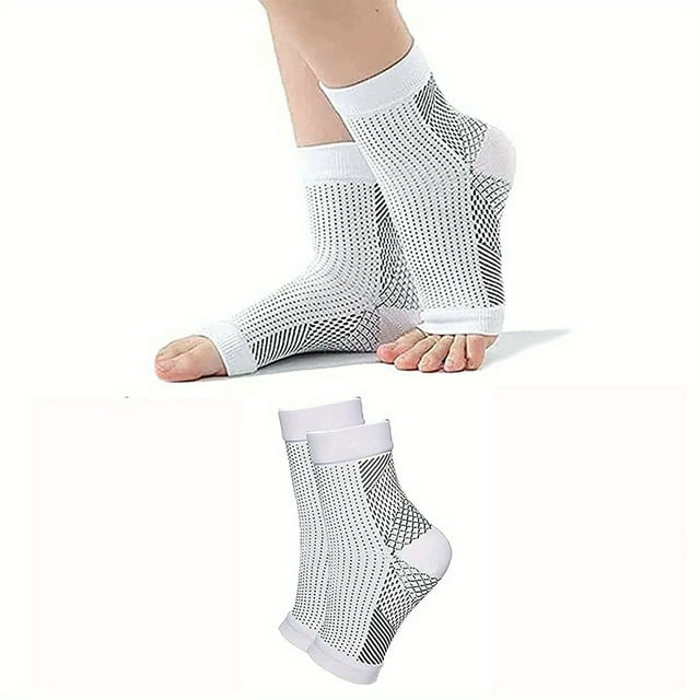 EASTIN 2 Pcs Orthèse de Cheville pour Neuropathie Compression pour Manchon de Compression de Cheville pour Enflure de la Cheville