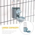 thumbnail image 2 of Pet Hanging Water Feeder Cage Pet Water Dispenser Automatically Pet Waterer, 2 of 8