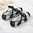 thumbnail image 6 of Girls Glitter Bowknot Ballet Mary Jane Flat School Dance Party Casual Dress Shoes, 6 of 7