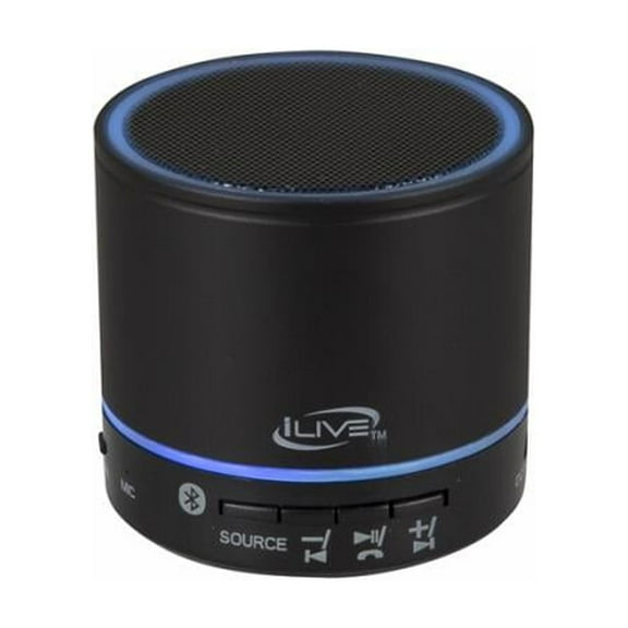 iLive ISB07B Bluetooth Speaker, Portable, Black - Quantity 8