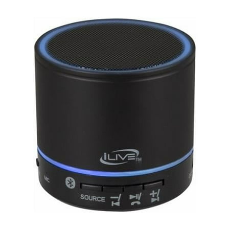 iLive ISB07B Bluetooth Speaker, Portable, Black - Quantity 8