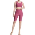 thumbnail image 1 of Gibobby Conjuntos de chándal Conjunto de tops y pantalones deportivos de color sólido para yoga ajustados súper elásticos para mujer(Rojo, XL), 1 of 5