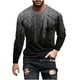 thumbnail image 2 of Blusas y camisas de manga larga con cuello redondo para hombre, blusa informal de manga larga con cuello redondo y estampado., 2 of 5