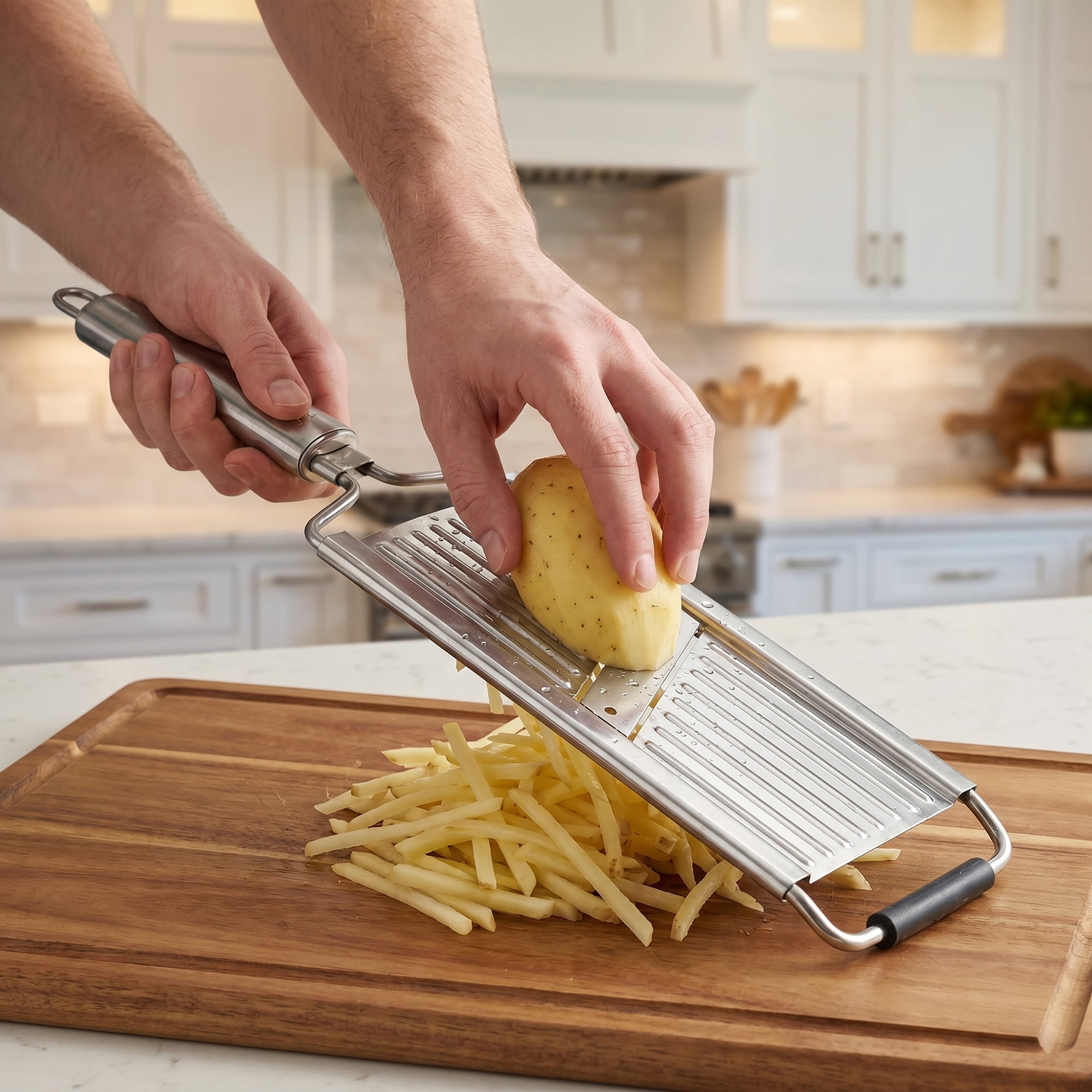 Unique Bargains 3-in-1 Kitchen Cutter for Slicing, Dicing & Shredding 7 in 1 3.3"x14"