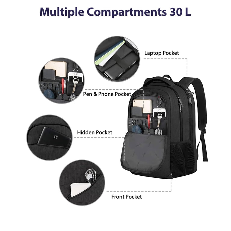 Matein TSA Approved Travel Backpack, 30L Capacity with Laptop Compartment photo 4