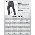 thumbnail image 7 of Men's Cargo Work Pants Stretch Lightweight Tactical Pants 31" Water Resistant Hiking Ripstop Pants with Multi Pockets Outdoor Apparel grey 32, 7 of 7