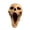 Yellow, variant on Gothic Screaming Skull Sculpture, Spooky Skull Statue for Shelf Desk and Bookshelf Decor, Gothic Skeleton Head Figurine, Halloween Home Accent, 3D Skull Collectible for office Man Cave Decor