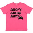 thumbnail image 3 of Inktastic Daddy's Gaming Buddy with Controller Youth T-Shirt, 3 of 5