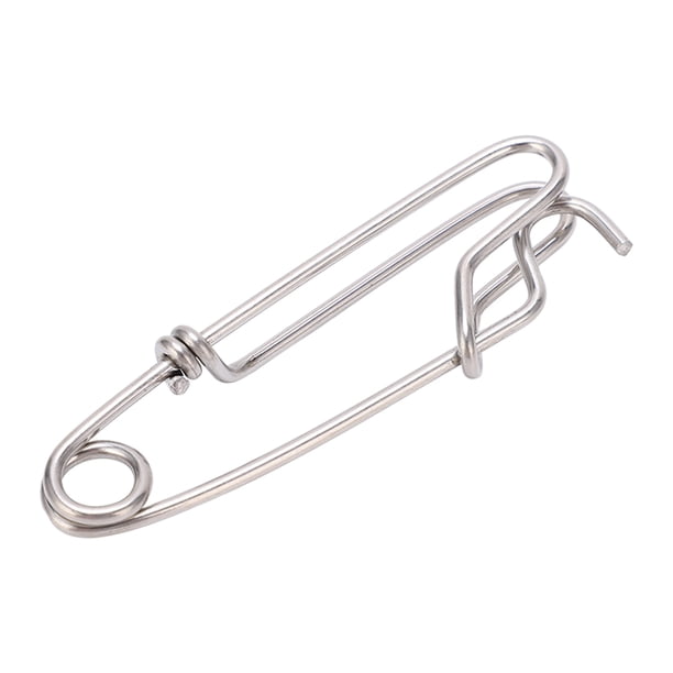 Fácil, Rápido, Señuelo Snap 5PCS Clips De Línea Larga Conectores De Pesca En El Mar Giratorios A Presión Hebilla Para Colgar Con Ojo Cerrado Herramienta De Pasador Rápido,