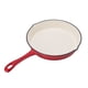 thumbnail image 5 of Sartén De Hierro Fundido Esmaltado, Práctica Sartén Práctica Para Freír Roja Para Cocina Para Asar, 5 of 8