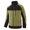 Army Green, variant on Men's Softshell Jacket with Hood Windproof Thermal Lined Outdoor Winter Coat for Hiking Camping