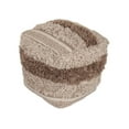 thumbnail image 6 of Parkland Collection Iliya Transitional Beige Pouf, 6 of 8