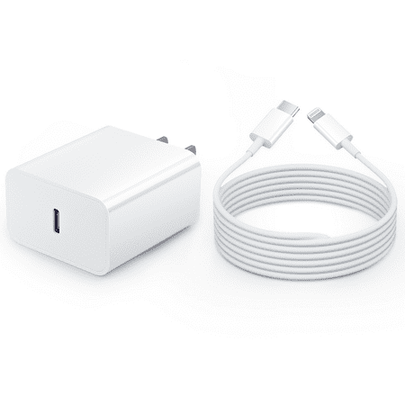iPhone Fast Charger-Apple MFi Certified-20W Type C Fast Charger Block with 6FT USB C Wall Charger compatible iPhone 14/13/13 Pro/12/12 Pro/12 Pro Max/11/Xs Max/XR/X,iPad