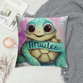thumbnail image 2 of RUIYC I'm Adorable Cute Baby Sea Turtle Throw Pillow Cover for Home Girls Room Nursery Playroom Decor,Gifts for Sea Turtle Lovers Girls Kids Toddler,, 2 of 5