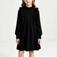 thumbnail image 6 of XYAIYT Girls Knitted Dresses Elegant Casual Long Sleeve Sweater Dress Children Girl Trendy Cute Fall Winter Wear, 6 of 6