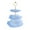 Blue, variant on Cupcake Stand,Dessert Stands, Dessert Table Display Set, 3-Layer 14x12x10 In Dessert Tower for Parties, Weddings, Tea Parties & Living Room